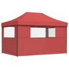 vidaXL Partytent Bordeauxrood 279 x 410 x 315 cm Oxford Stof