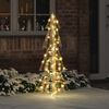 vidaXL Kerstboom met 100 LED Warmwit 120 cm PET