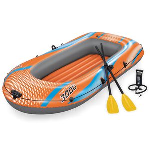 Bestway Opblaasbare boot Oranje 246 x 122 cm PVC