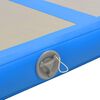 vidaXL Gymnastiekmat met pomp opblaasbaar 300x100x10 cm PVC blauw