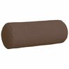vidaXL Bolster Kussens 2 stuks Bruin Ø 25 x 70 cm Stof