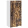 vidaXL Wandkast PORTO Gerookt eiken 50 x 31 x 100 cm Bewerkt hout