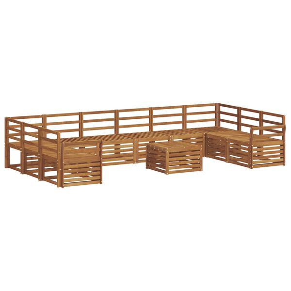 vidaXL Sofa-Sets Naturel Massief Acaciahout