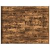 vidaXL Opbergbedframe met lade Gerookt eiken 150 x 200 cm Bewerkt hout