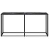 vidaXL Wandtafel 160x35x75,5 cm gehard glas zwartmarmerkleurig