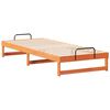 vidaXL Bedframe Bruin 80 x 220 cm Massief grenenhout