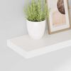 vidaXL Wandschappen zwevend 2 st 50x23x3,8 cm MDF hoogglans wit