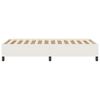 vidaXL Platform bedframe Cr&egrave;me 100 x 200 cm Stof