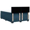 vidaXL Boxspring met matras fluweel blauw 140x200 cm