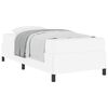 vidaXL Bedframe met matras Wit 80 x 200 cm Stof