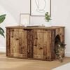 vidaXL Kattenhuis Oudhout 85 x 55 x 50,5 cm Bewerkt hout