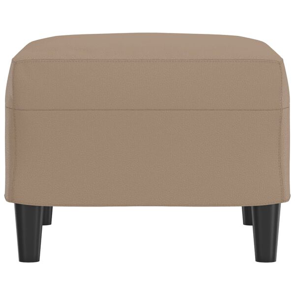 vidaXL Voetenbank 60x50x41 cm kunstleer cappuccino