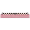 vidaXL Ottoman bedframe zonder matras 120x200 cm fluweel roze