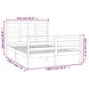 vidaXL Bedframe massief hout 135x190 cm