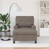 vidaXL Chaise Lounge met kussen Grijs 91 x 157 x 91 cm Nep Leer