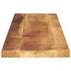 vidaXL Tafelblad rechthoekig 120x20x3,8 cm massief ruw mangohout