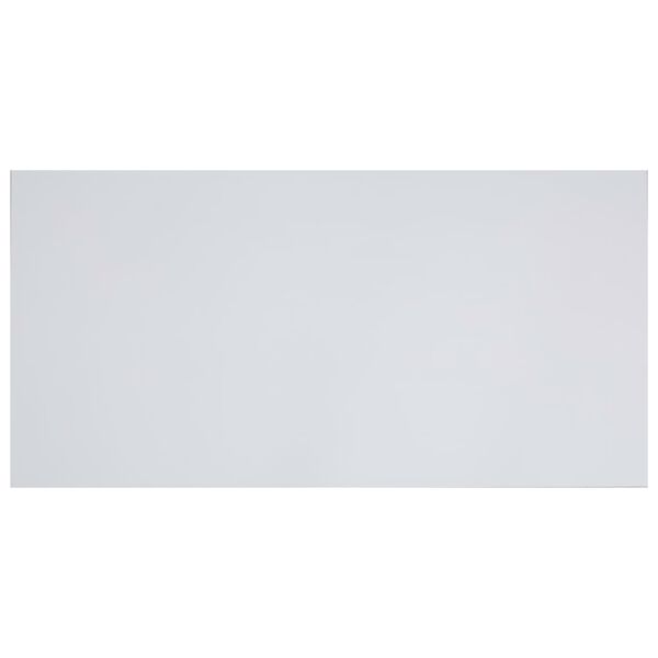 vidaXL Eettafel 120x60x74 cm MDF wit en zwart