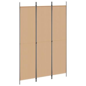 vidaXL Kamerscherm met 3 panelen 150x220 cm stof wit
