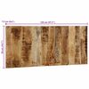vidaXL Hoofdbord 120 cm massief ruw mangohout