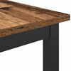 vidaXL Tafel Oudhout 100 x 40 x 100,5 cm Engineered hout en staal