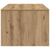 vidaXL Salontafel Artisan Eiken 102 x 55 x 43,5 cm Bewerkt hout