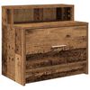 vidaXL Nachtkastjes 2 st met lade 51x31x47 cm oud houtkleurig