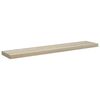 vidaXL Wandschappen zwevend 2 st 120x23,5x3,8 cm MDF eikenkleurig