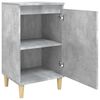 vidaXL Nachtkastje 40x35x70 cm bewerkt hout betongrijs