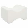 vidaXL Knee Pillow Wit Traagschuim en polyester 26 x 21,5 x 15 cm