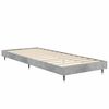 vidaXL Bedframe bewerkt hout betongrijs 75x190 cm