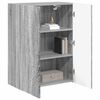 vidaXL TV-wandkast Grijs Sonoma 59,5 x 31 x 80 cm Bewerkt hout