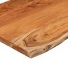 vidaXL Tafelblad rechthoekig natuurlijke rand 70x60x2,5 cm acaciahout