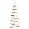vidaXL Hangende Kerstboom 150 cm 80 LED's Meerkleurig