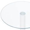 vidaXL Salontafel 40 cm gehard glas transparant