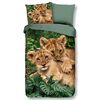 Good Morning Kinderdekbedovertrek LION CUBS 140x200/220 cm meerkleurig