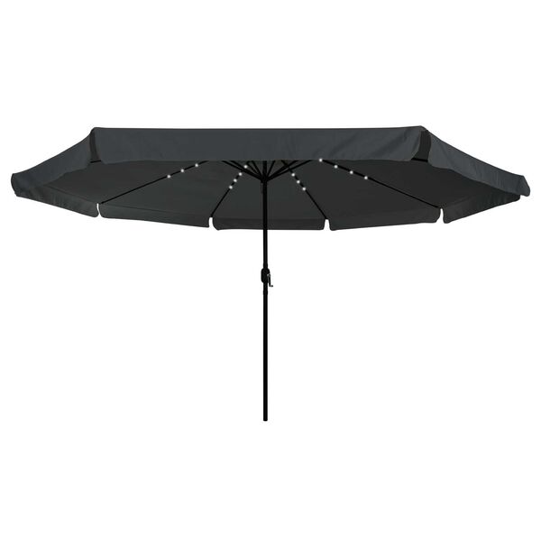 vidaXL Tuinparasol Antraciet 395 x 395 x 245 cm Polyester
