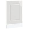 vidaXL Vaatwaspaneel Kalmar 45x1,5x57 cm bewerkt hout hoogglans wit