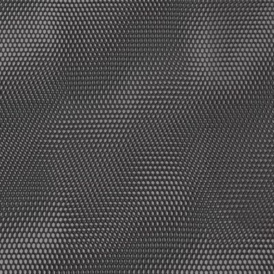 vidaXL Kantoorstoel mesh stof zwart