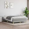 vidaXL Boxspring met matras stof lichtgrijs 140x190 cm