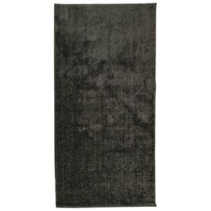 vidaXL Vloerkleed ISTAN hoogpolig glanzend 100x200 cm antracietkleurig