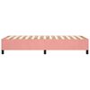 vidaXL Boxspring bed fluweel roze 90x190 cm