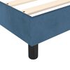 vidaXL Boxspring bed 140x200 cm fluweel donkerblauw