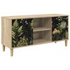 vidaXL Tv-meubel RHENEN 102 x 33 x 50 cm Sonoma Bewerkt hout