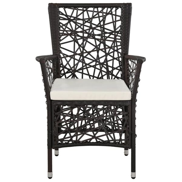 vidaXL 5-delige Tuinset bruin