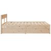 vidaXL Bedframe zonder matras massief grenenhout 150x200 cm