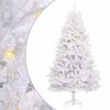 vidaXL Kunstkerstboom 300 LED's PVC en staal Wit