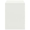 vidaXL Nachtkastjes 2 st 35x30x40 cm massief grenenhout wit