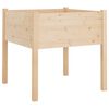 vidaXL Plantenbak 70x70x70 cm massief grenenhout