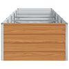 vidaXL Verhoogde plantenbak Licht Bruin 400 x 80 x 45 cm