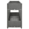vidaXL Plantenbak verhoogd 160x40x71 cm polypropeen